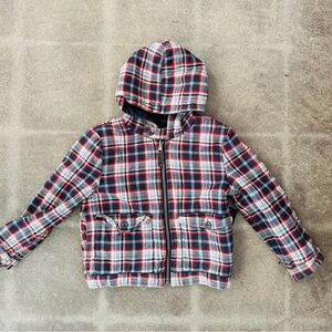 Mini Boden Navy / Plaid Jacket Reversible!!!